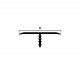 Профиль Neexy PV103 T-образный плоский алюминий 25мм Профиль Neexy PV103 T-образный плоский алюминий 25мм