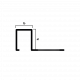 Профиль Neexy PV32 для плитки внешний P алюминий 10x12мм Профиль Neexy PV32 для плитки внешний P алюминий 10x12мм