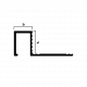 Профиль Neexy PVL32 для плитки внешний P латунь 10x12мм Профиль Neexy PVL32 для плитки внешний P латунь 10x12мм