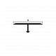 Профиль Neexy PVL38 T-образный плоский латунь 25мм Профиль Neexy PVL38 T-образный плоский латунь 25мм