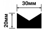 Молдинг HIWOOD TRV30